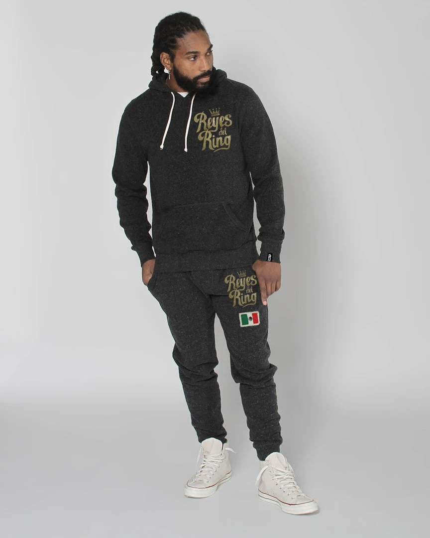 Julio Cesar Chavez / Rey Mysterio Reyes Del Ring Black Sweatpants SPORT AND ICON 4 Julio Cesar Chavez / Rey Mysterio Reyes Del Ring Black Sweatpants SPORT AND ICON