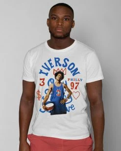 Roots of Fight Sales 58 Allen Iverson SPORT AND ICON Iverson Philly Photo White Tee