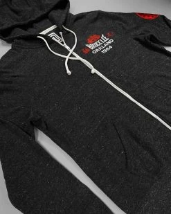 SPORT AND ICON Bruce Lee Oakland 1964 Black FZ Hoody 19 SPORT AND ICON Bruce Lee Oakland 1964 Black FZ Hoody