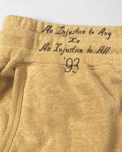 Allen Iverson AI Bubba Chuck Gold Sweatpants SPORT AND ICON 19 Allen Iverson AI Bubba Chuck Gold Sweatpants SPORT AND ICON