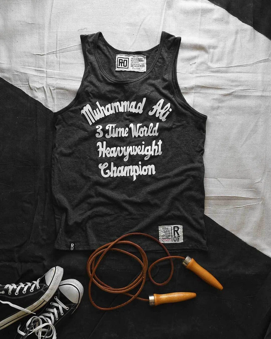 Muhammad Ali Ali 3 Time Champ Black Tank 3 Muhammad Ali Ali 3 Time Champ Black Tank