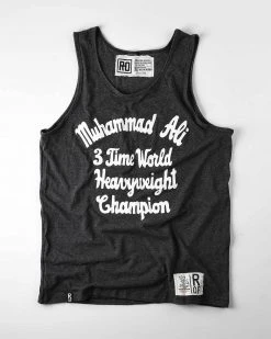 Muhammad Ali Ali 3 Time Champ Black Tank 15 Muhammad Ali Ali 3 Time Champ Black Tank