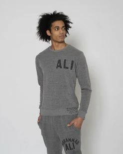 Muhammad Ali SPORT AND ICON Ali Brag Quote Sweatshirt