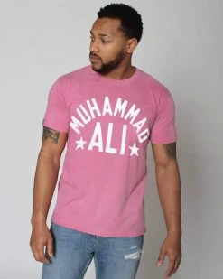 Muhammad Ali SPORT AND ICON Ali Classic Pink Tee