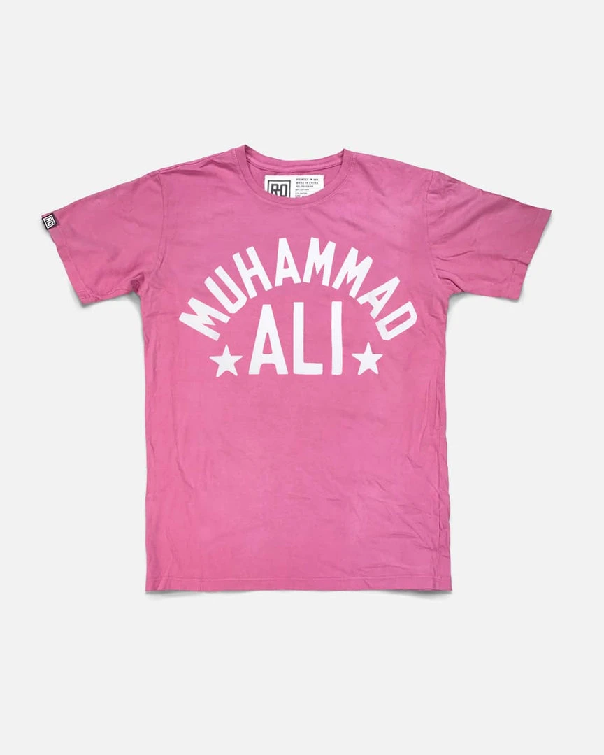 Muhammad Ali SPORT AND ICON Ali Classic Pink Tee 9 Muhammad Ali SPORT AND ICON Ali Classic Pink Tee