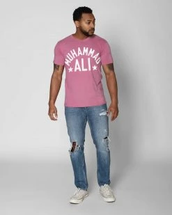 Muhammad Ali SPORT AND ICON Ali Classic Pink Tee 13 Muhammad Ali SPORT AND ICON Ali Classic Pink Tee