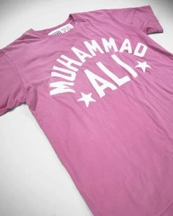 Muhammad Ali SPORT AND ICON Ali Classic Pink Tee 12 Muhammad Ali SPORT AND ICON Ali Classic Pink Tee