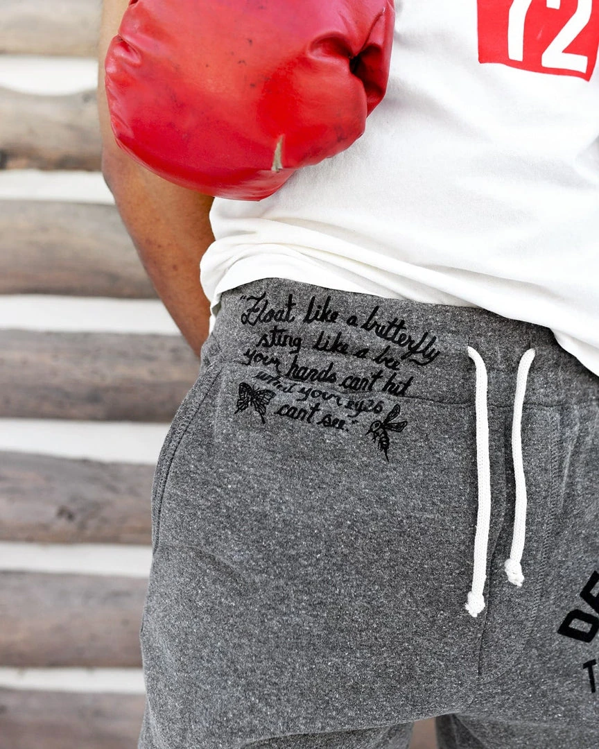 Muhammad Ali SPORT AND ICON Ali Deer Lake Training Camp Grey Sweatpants 4 Muhammad Ali SPORT AND ICON Ali Deer Lake Training Camp Grey Sweatpants