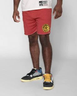 Muhammad Ali SPORT AND ICON Ali G.O.A.T Super Soft Triblend Red Shorts