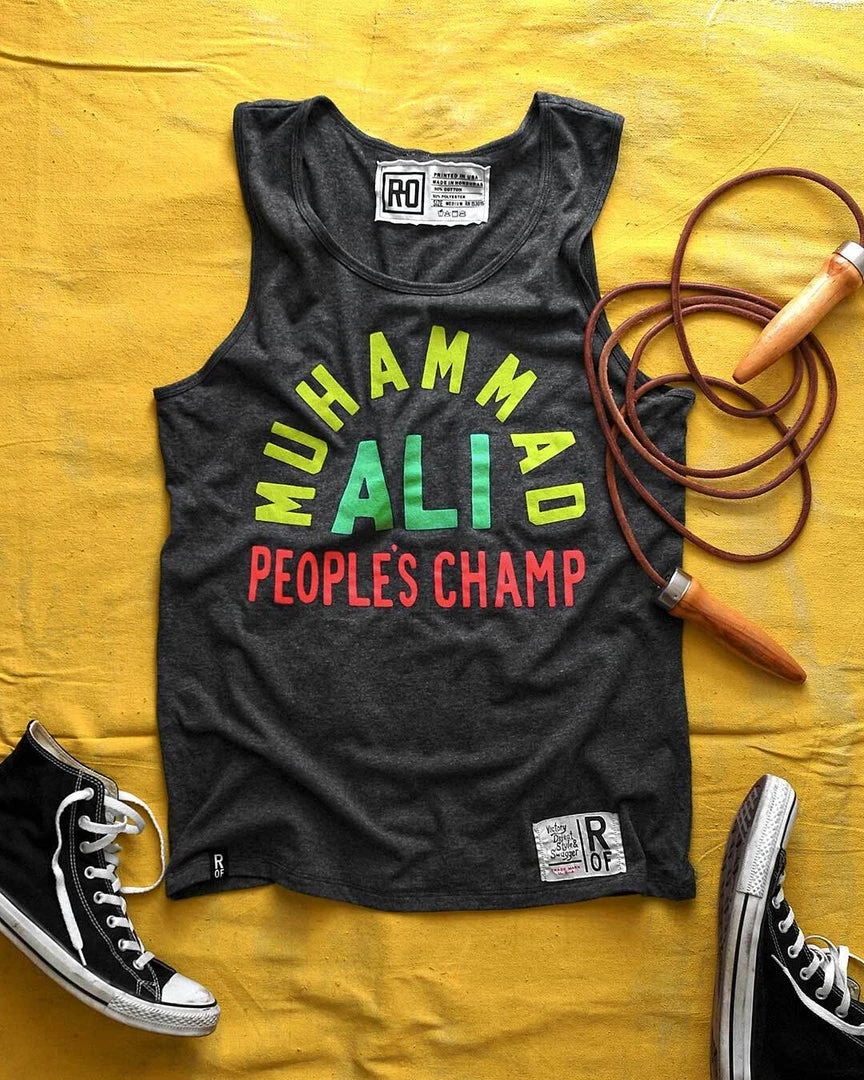 Muhammad Ali SPORT AND ICON Ali People's Champ Black Tank 3 Muhammad Ali SPORT AND ICON Ali People's Champ Black Tank