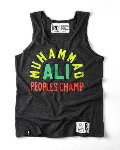 Muhammad Ali SPORT AND ICON Ali People's Champ Black Tank 13 Muhammad Ali SPORT AND ICON Ali People's Champ Black Tank