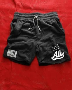 Muhammad Ali Ali Script Black Shorts 12 Muhammad Ali Ali Script Black Shorts