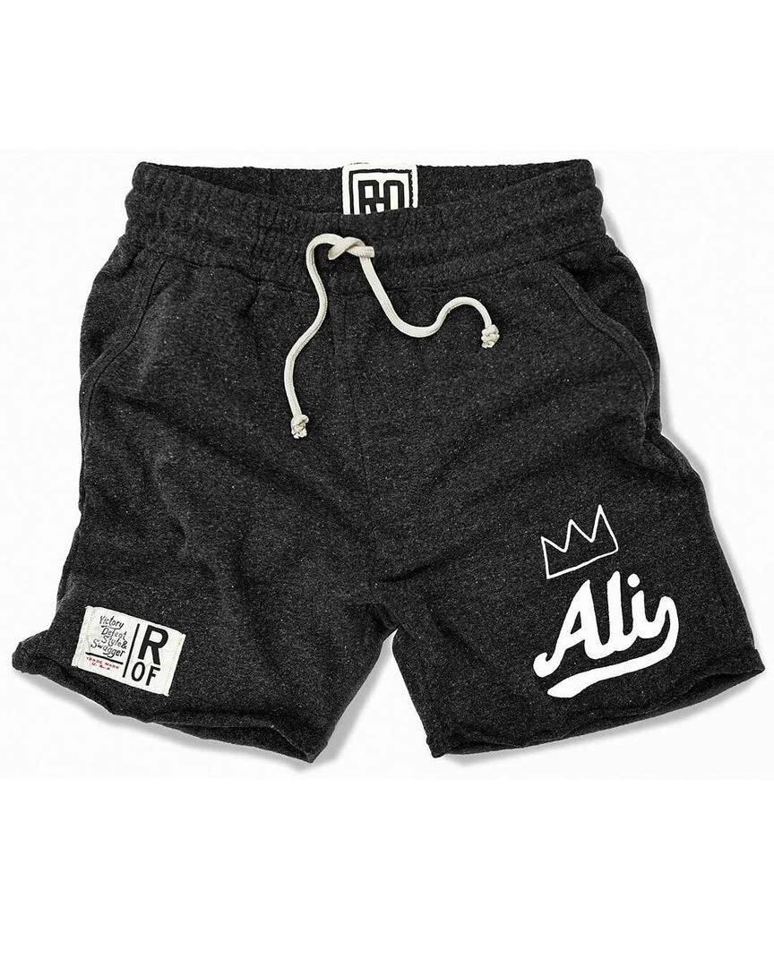 Muhammad Ali Ali Script Black Shorts 8 Muhammad Ali Ali Script Black Shorts