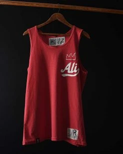 Muhammad Ali NEW ARRIVALS Ali Script Red Tank
