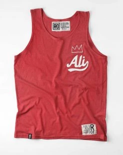 Muhammad Ali NEW ARRIVALS Ali Script Red Tank 13 Muhammad Ali NEW ARRIVALS Ali Script Red Tank