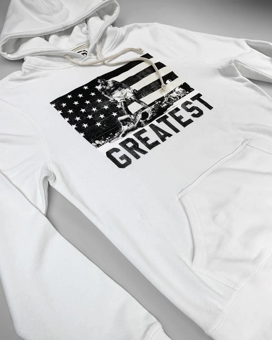 Muhammad Ali SPORT AND ICON Ali Victory Ivory Pullover Hoody 11 Muhammad Ali SPORT AND ICON Ali Victory Ivory Pullover Hoody