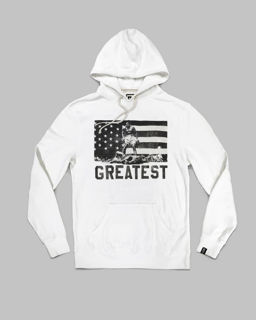Muhammad Ali SPORT AND ICON Ali Victory Ivory Pullover Hoody 12 Muhammad Ali SPORT AND ICON Ali Victory Ivory Pullover Hoody