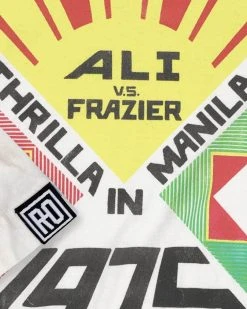 Muhammad Ali / Joe Frazier Ali Vs Frazier 1975 Vintage White Tee SPORT AND ICON