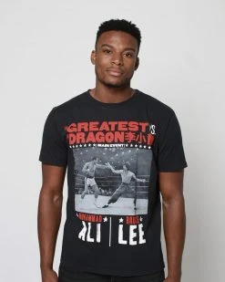 Muhammad Ali / Bruce Lee Ali Vs. Lee - Night Of Greatness Tee SPORT AND ICON