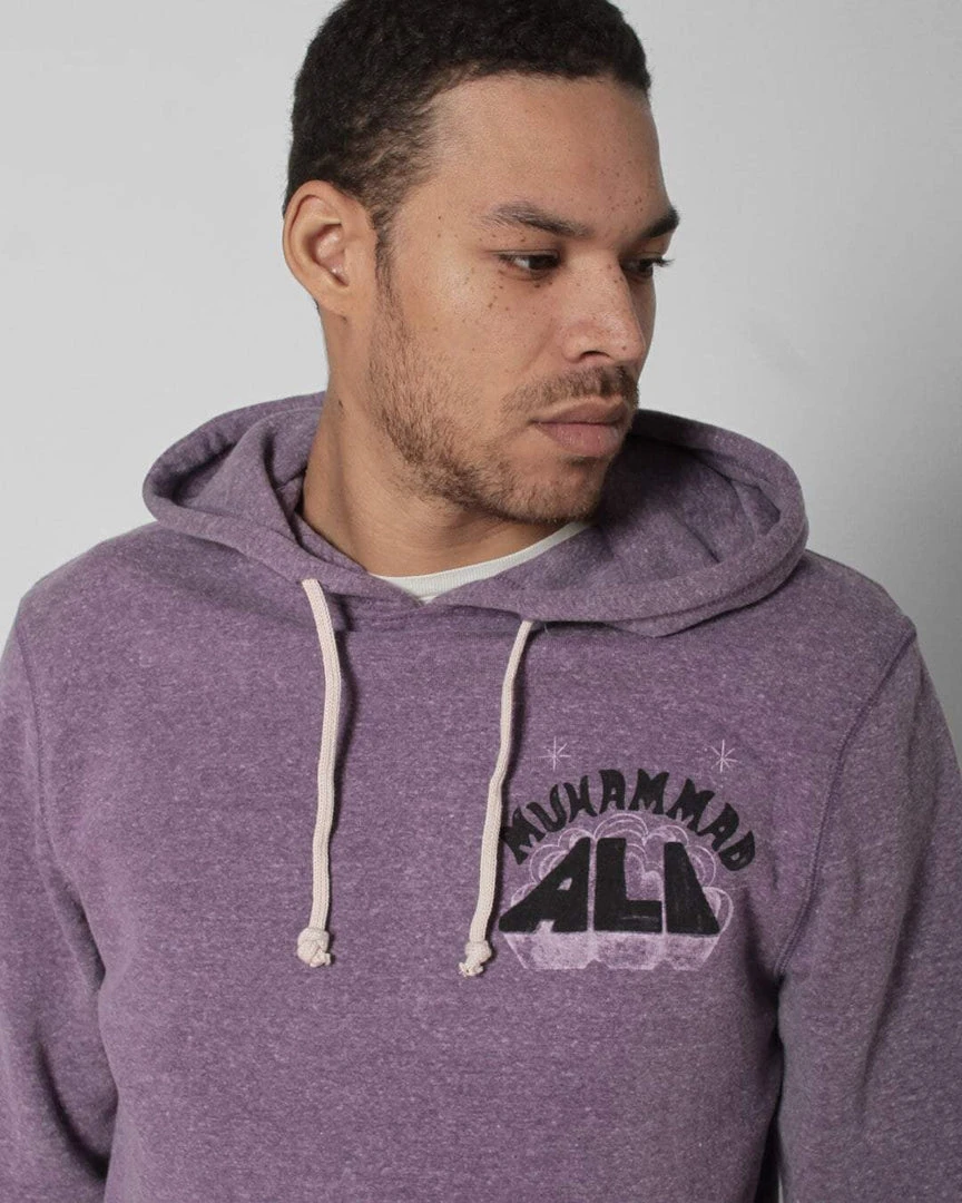 Muhammad Ali Ali Zaire 1974 Purple Pullover Hoody SPORT AND ICON 3 Muhammad Ali Ali Zaire 1974 Purple Pullover Hoody SPORT AND ICON