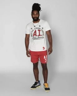 Allen Iverson #3 Red Shorts SPORT AND ICON