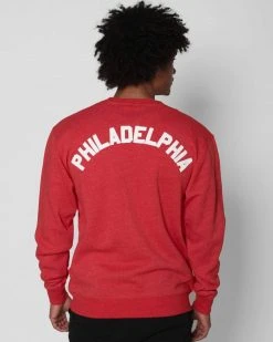 Allen Iverson #3 Red Sweatshirt SPORT AND ICON