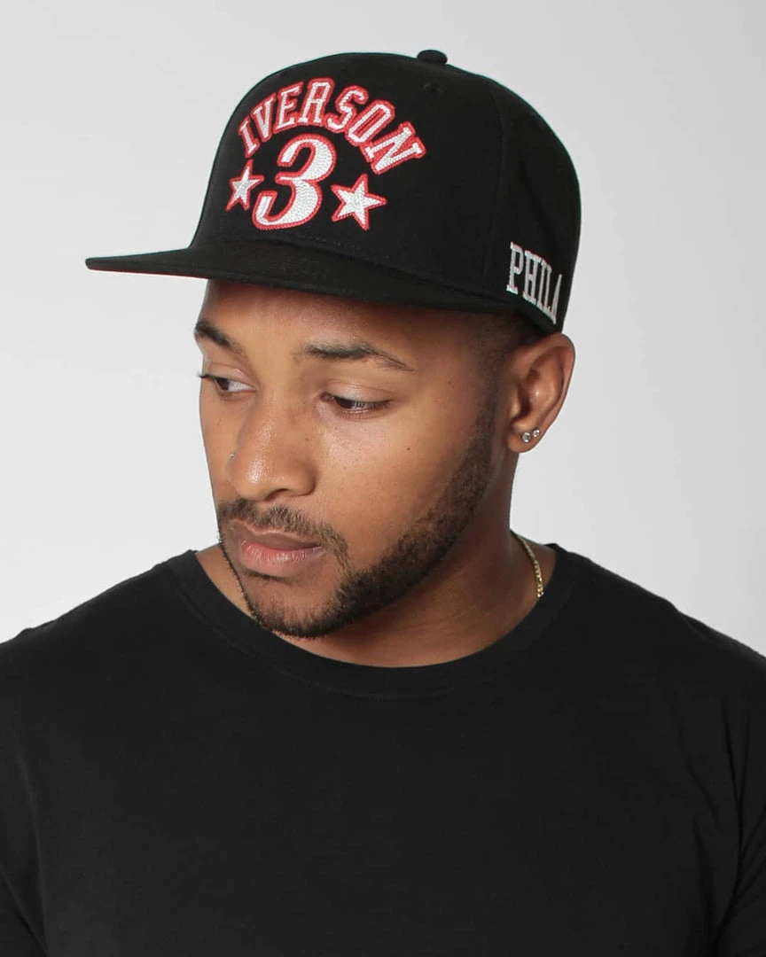 Allen Iverson Classic Snapback Hat SPORT AND ICON 3 Allen Iverson Classic Snapback Hat SPORT AND ICON