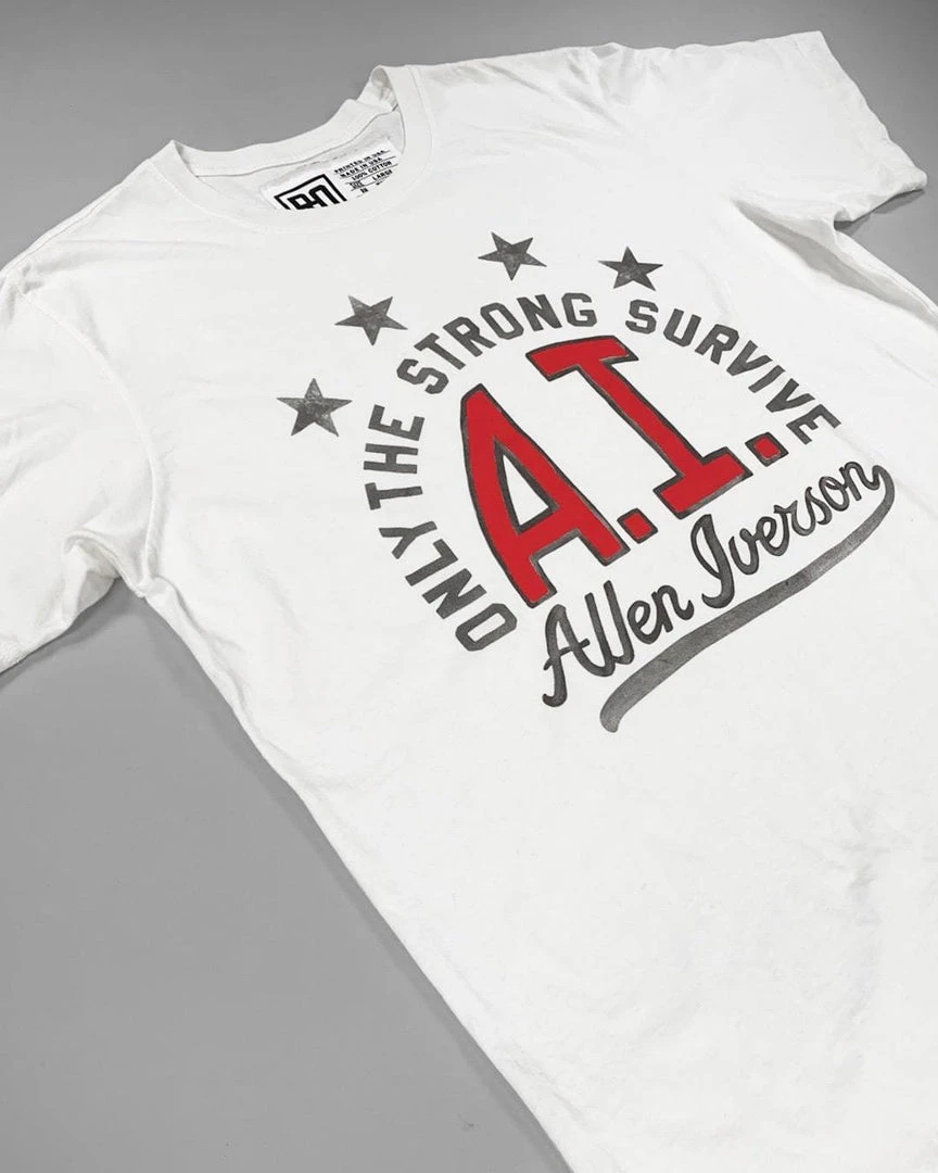 SPORT AND ICON Allen Iverson "Only Strong Survive" Tee 10 SPORT AND ICON Allen Iverson "Only Strong Survive" Tee