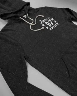 SPORT AND ICON Allen Iverson Philly 97 Black PO Hoody