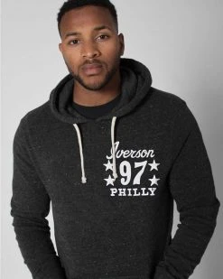 SPORT AND ICON Allen Iverson Philly 97 Black PO Hoody