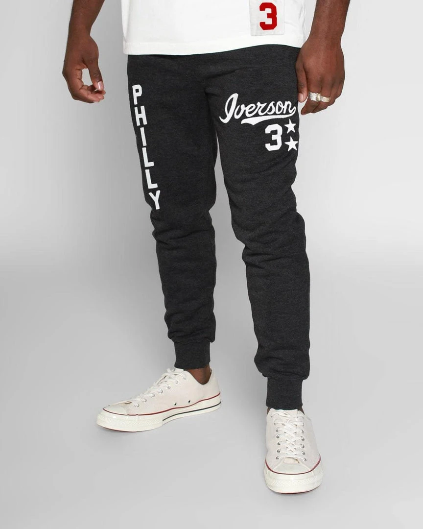 Allen Iverson Philly '97 Black Sweatpants SPORT AND ICON 3 Allen Iverson Philly '97 Black Sweatpants SPORT AND ICON