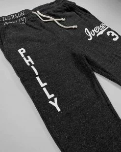 Allen Iverson Philly '97 Black Sweatpants SPORT AND ICON 20 Allen Iverson Philly '97 Black Sweatpants SPORT AND ICON