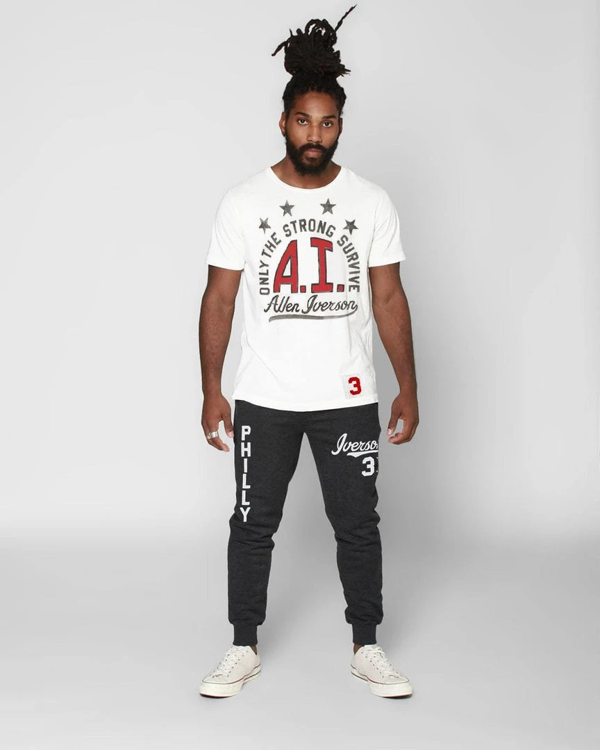 Allen Iverson Philly '97 Black Sweatpants SPORT AND ICON 4 Allen Iverson Philly '97 Black Sweatpants SPORT AND ICON