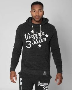 Roots of Fight Sales 37 Allen Iverson "Virginia Slim" Black PO Hoody SPORT AND ICON
