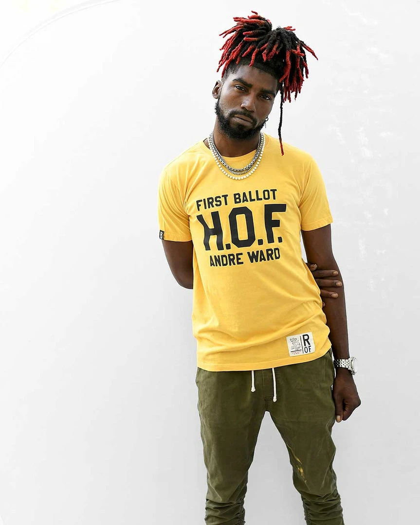 Andre Ward H.O.F. Yellow Tee NEW ARRIVALS 5 Andre Ward H.O.F. Yellow Tee NEW ARRIVALS