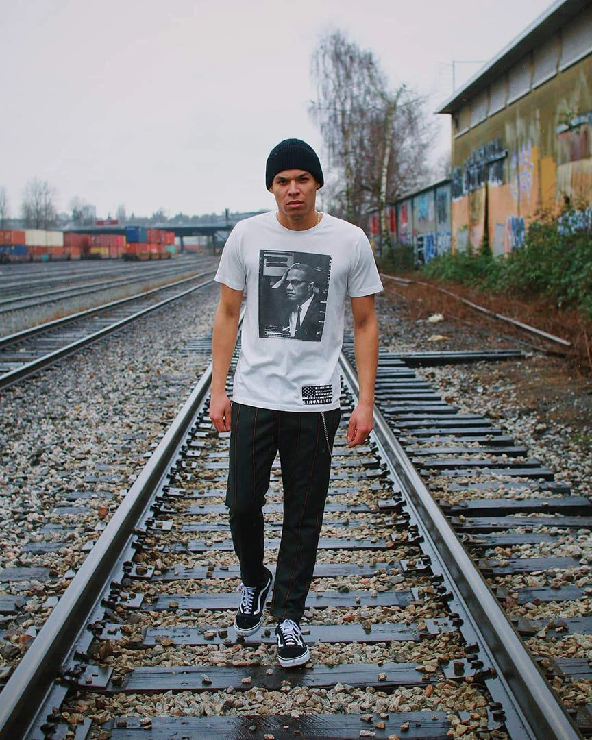 BHT - Malcolm X Redacted Photo Tee 4 BHT - Malcolm X Redacted Photo Tee