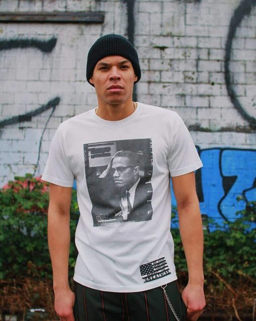 BHT - Malcolm X Redacted Photo Tee 7 BHT - Malcolm X Redacted Photo Tee
