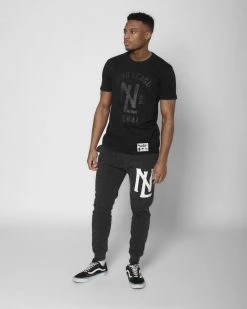 NLB BHT - NL Centennial Black On Black Tee SPORT AND ICON 21 NLB BHT - NL Centennial Black On Black Tee SPORT AND ICON