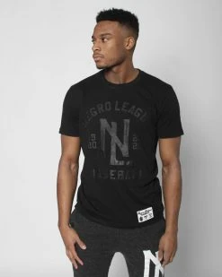 NLB BHT - NL Centennial Black On Black Tee SPORT AND ICON