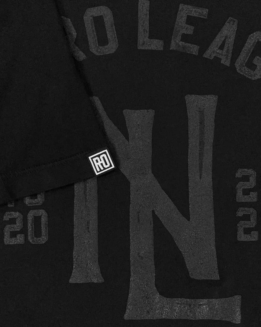 NLB BHT - NL Centennial Black On Black Tee SPORT AND ICON 12 NLB BHT - NL Centennial Black On Black Tee SPORT AND ICON