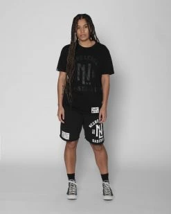 NLB BHT - NL Centennial Black On Black Tee SPORT AND ICON 16 NLB BHT - NL Centennial Black On Black Tee SPORT AND ICON