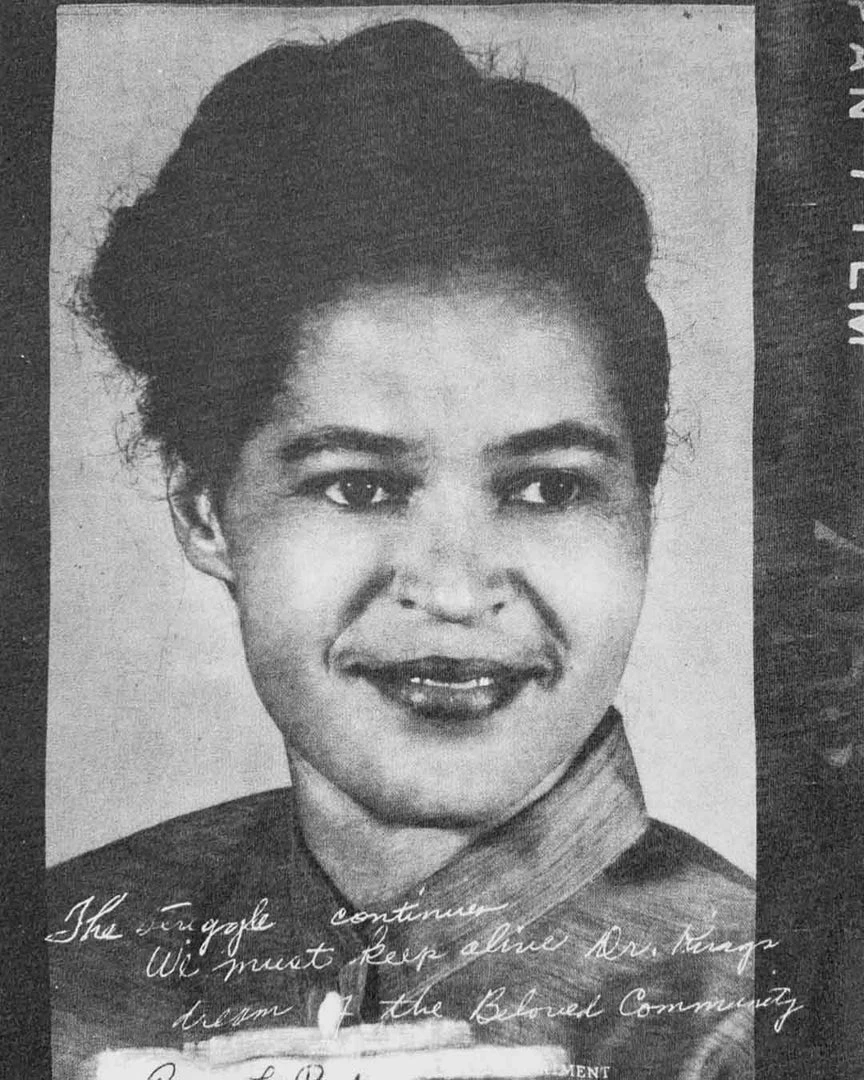 SPORT AND ICON BHT - Rosa Parks Photo Women's Tee 7 SPORT AND ICON BHT - Rosa Parks Photo Women's Tee