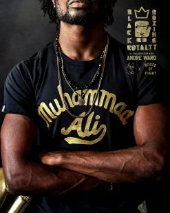 Muhammad Ali SPORT AND ICON Black Boxing Royalty - Ali Tee