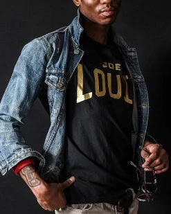 SPORT AND ICON Black Boxing Royalty - Joe Louis Tee