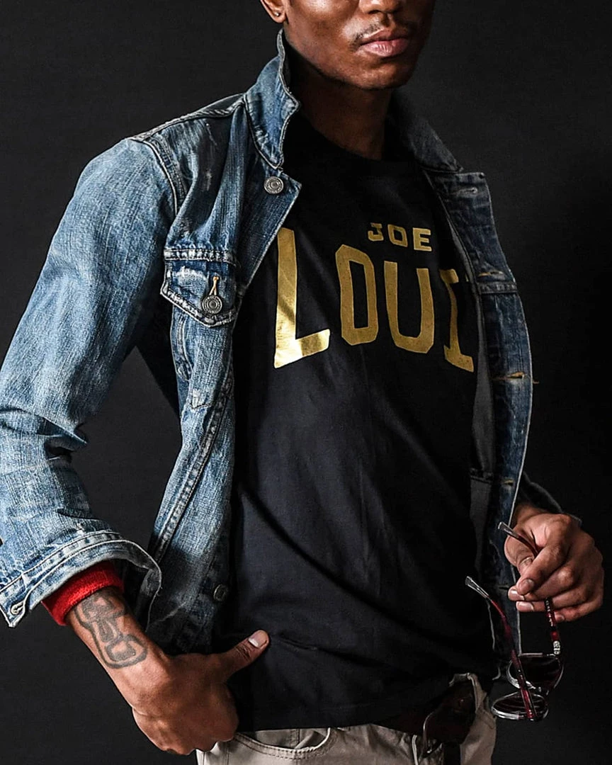 SPORT AND ICON Black Boxing Royalty - Joe Louis Tee 3 SPORT AND ICON Black Boxing Royalty - Joe Louis Tee