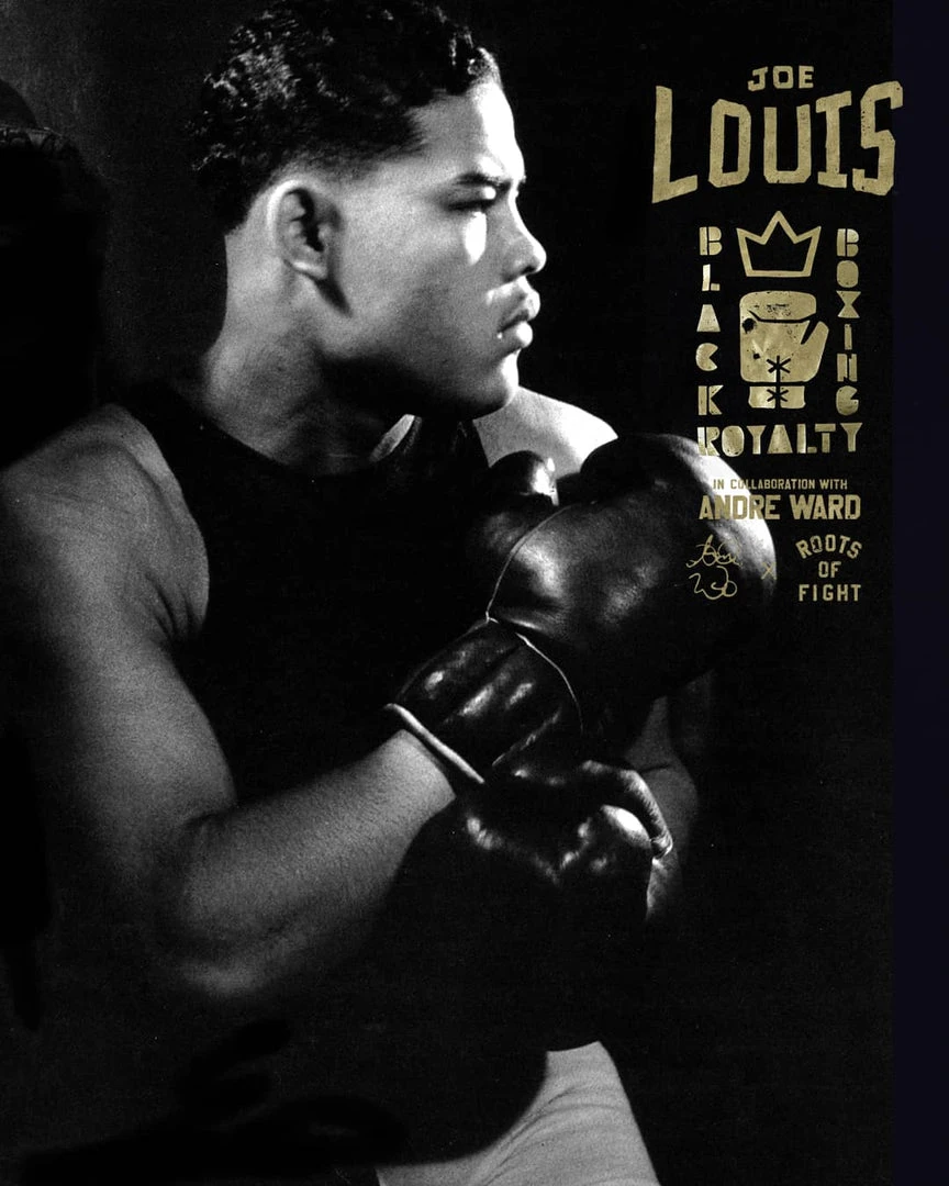 SPORT AND ICON Black Boxing Royalty - Joe Louis Tee 9 SPORT AND ICON Black Boxing Royalty - Joe Louis Tee