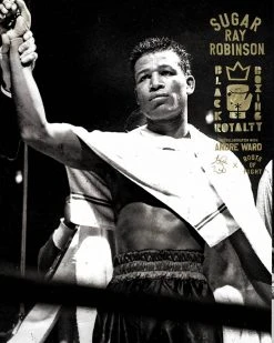 SPORT AND ICON Black Boxing Royalty - Sugar Ray Robinson Tee 13 SPORT AND ICON Black Boxing Royalty - Sugar Ray Robinson Tee