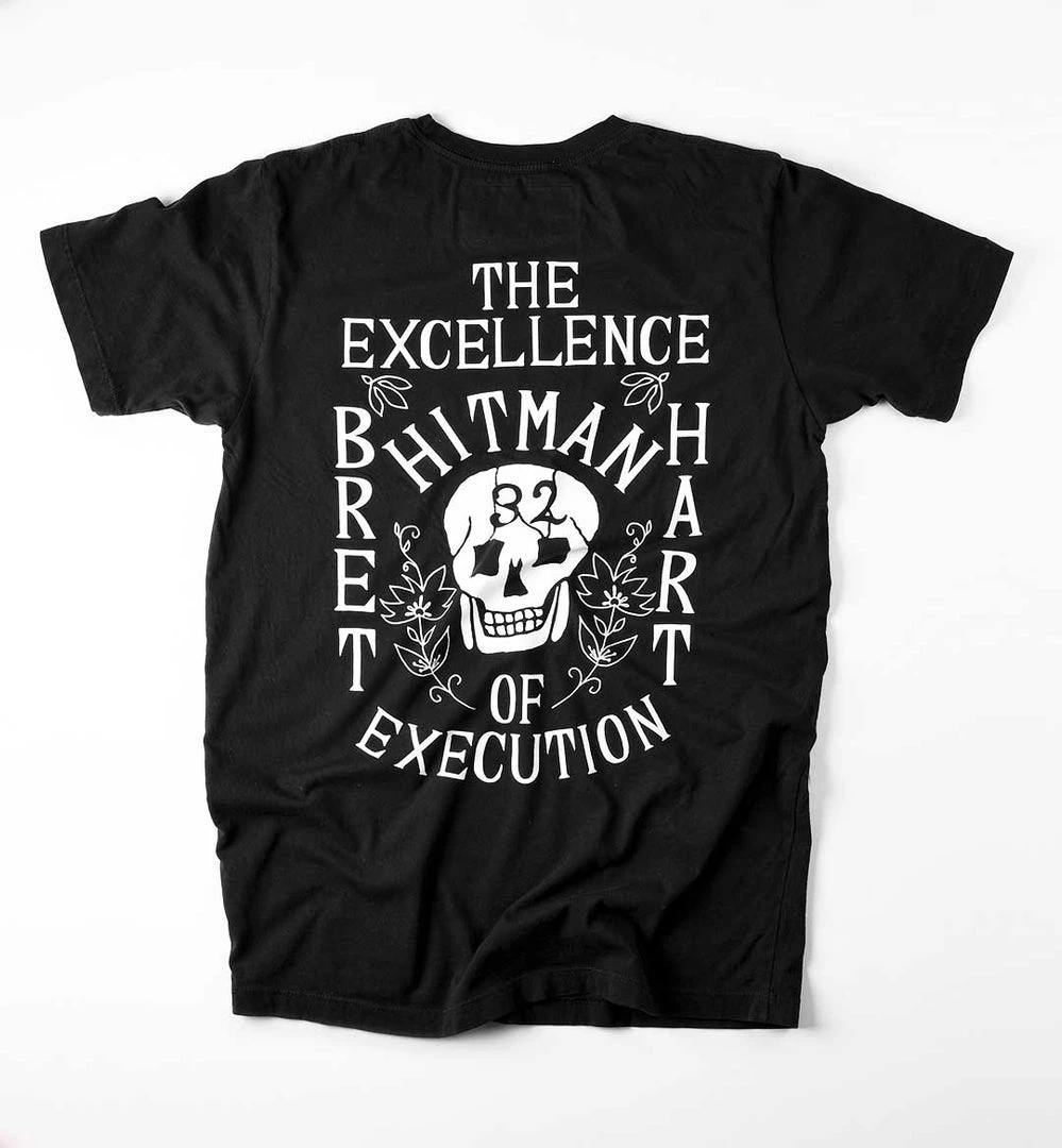 NEW ARRIVALS Bret Hart 32 Time Champ Black Tee 11 NEW ARRIVALS Bret Hart 32 Time Champ Black Tee