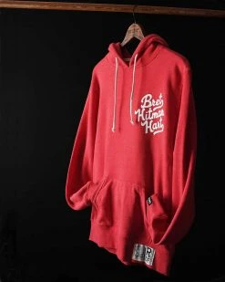 NEW ARRIVALS Bret Hart Hitman Red PO Hoody