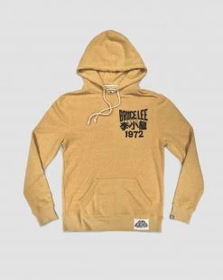 Bruce Lee 1972 Gold Pullover Hoody SPORT AND ICON 21 Bruce Lee 1972 Gold Pullover Hoody SPORT AND ICON